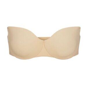 NWT SKIMS SMOOTHING INTIMATES UNLINED STRAPLESS BRA SAND 36A